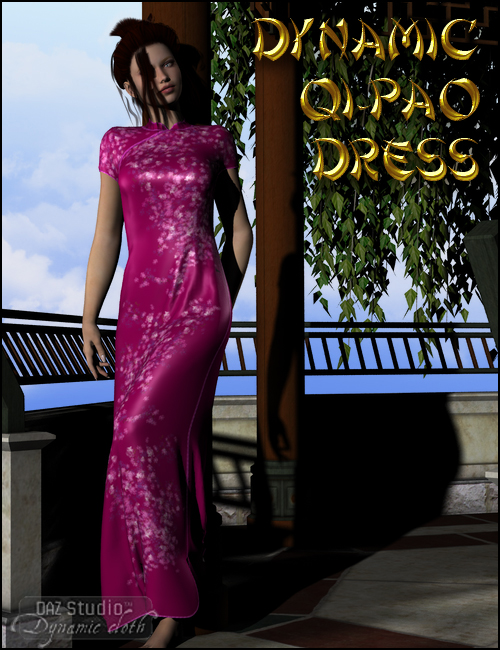 Dynamic Qi Pao Dress